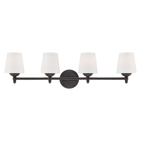 Designers Fountain Darcy 4 Light Bath Bar With Oil Rubbed Bronze 15006-4B-34
